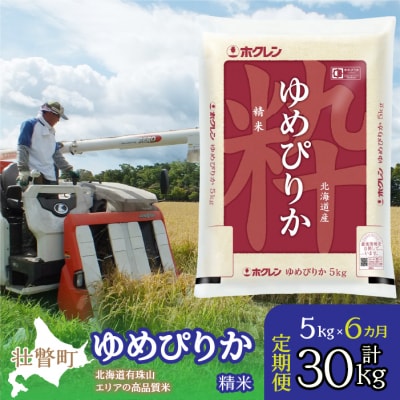 【令和6年産】【 6ヶ月定期配送】(精米5kg)ホクレンゆめぴりか  SBTD036