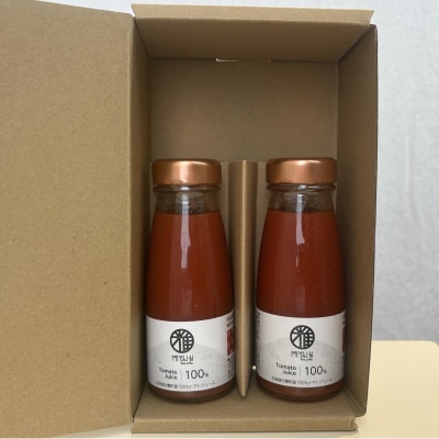 無添加トマトジュース(ストレート)180ml×2本【ミックス2本】SBTAK001
