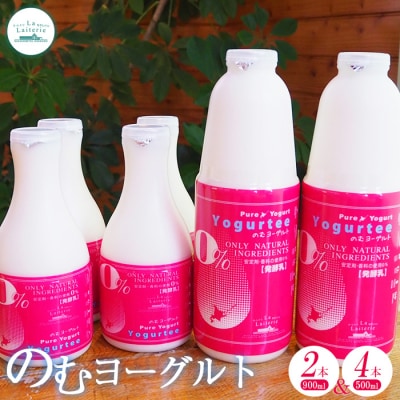 北海道 のむヨーグルト900ml×2本と500ml×4本のセット【1108702】