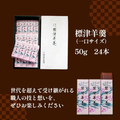標津羊羹 (一口サイズ)50g×24本【2200301】