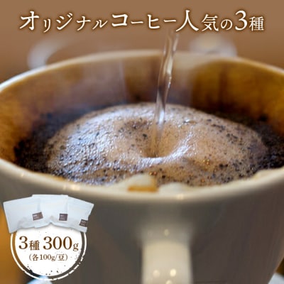 ONUKI COFFEE人気の3種100g(豆)×3【2700102】