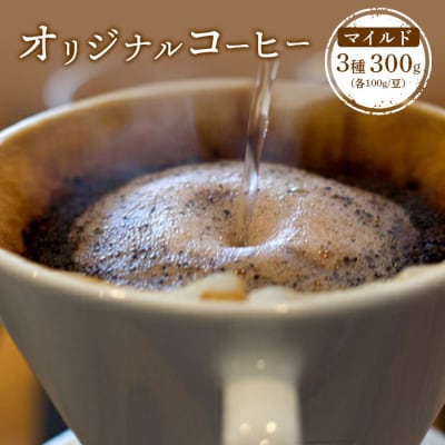 ONUKI COFFEEマイルド100g(豆)×3種【3505101】【2700201】