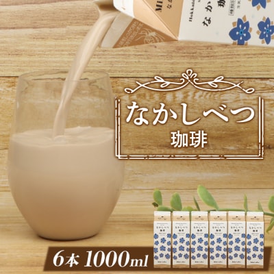 北海道なかしべつ珈琲 1L×6本【1402201】