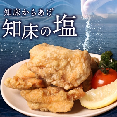 【レンジで簡単】知床からあげ【知床の塩】1kgセット(もも・むね)【3500902】