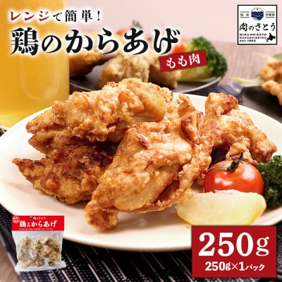 【レンジで簡単】鶏のからあげ もも肉250g【3504601】