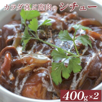 カラダ喜ぶ鹿肉のシチュー400g×2袋【41001】