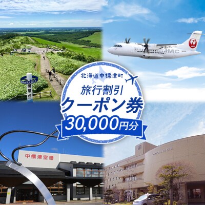 【北海道中標津町】旅行割引クーポン券30,000円分【64010】