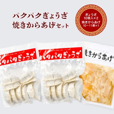 パクパクぎょうざ240gと焼きからあげ300gのセット　計540g【36001】