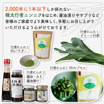 行者にんにくグリーン行者×6袋 (葉部)【2001101】