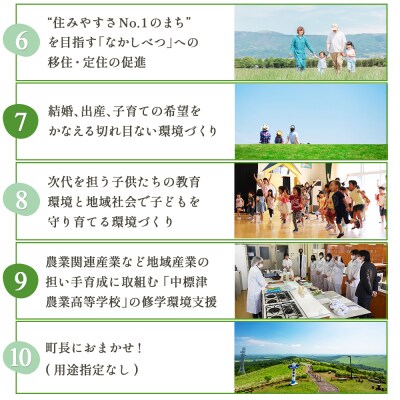 中標津町への応援寄附 100,000円(返礼品なし)【10008】