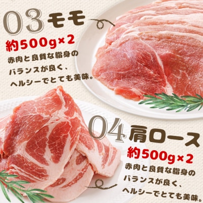 北海道中標津産 ミルキーポークまんぞくセット(計4.2kg)【15003】