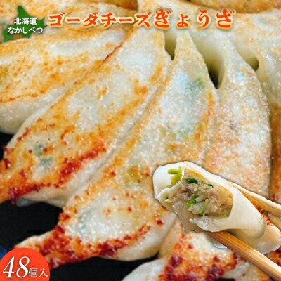 北海道なかしべつゴーダチーズぎょうざ×48個【3000701】