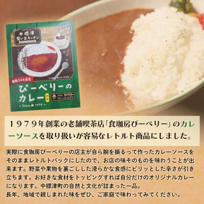 中標津 想い出キッチン　「ぴーべりーのカレーソース」3袋【32022】
