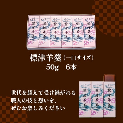 標津羊羹 (一口サイズ) 50g ×6本 計300g【22014】