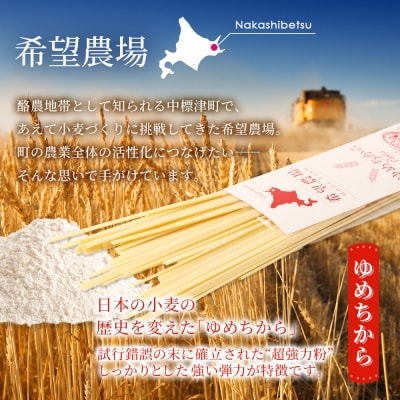北海道中標津町産「ゆめちから」パスタ×6袋【82004】