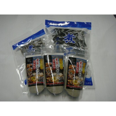 煮干2パック・煮干ふりかけ3パック
