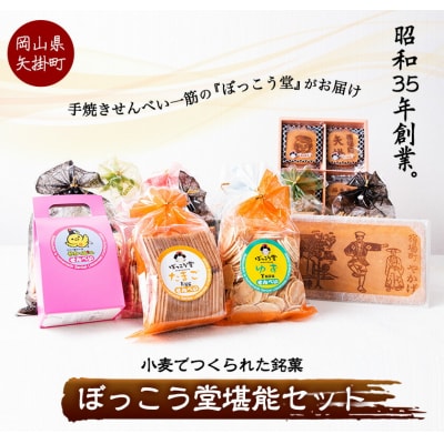 ぼっこう堂堪能セット手焼きせんべい煎餅15種類詰め合わせ《60日以内に出荷予定(土日祝除く)》