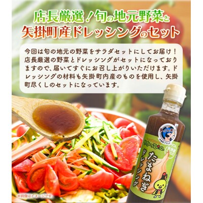 矢掛町サラダセット野菜5～8品目入青空市きらり《4月上旬-10月上旬頃出荷》