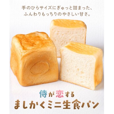 侍が恋する ましかくミニ生食パン 6個 侍が恋するパン屋《30日以内に出荷予定(土日祝除く)》