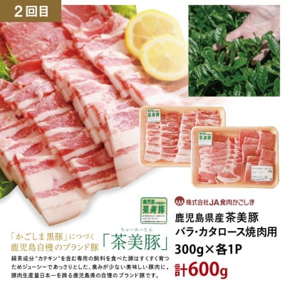 【厳選焼肉定期便】黒毛和牛・ブランド豚・牛タン 全3回コース