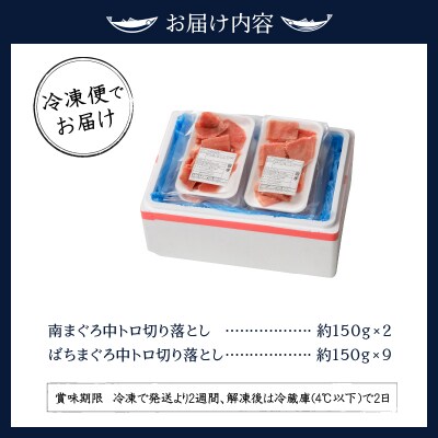 鮪とろづくし約1.65kgセット　マルコ水産(a30-173)