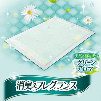 デオシート消臭&フレグランスグリーンアロマの香りワイド60枚×4[53940007]