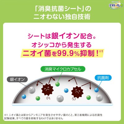 【毎月定期便】デオトイレ 複数ねこ用 消臭・抗菌 シート 16枚×4 [53940872]全2回