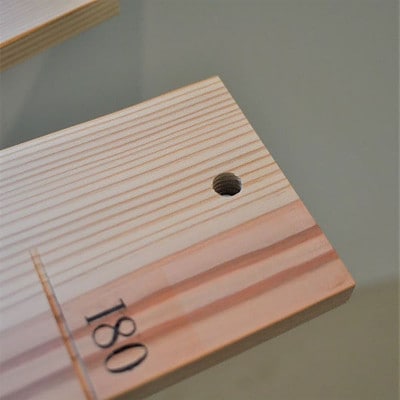 MORITO　SUKUSUKU MEMORY　森の身長計【杉】　木のインテリア[53940516]