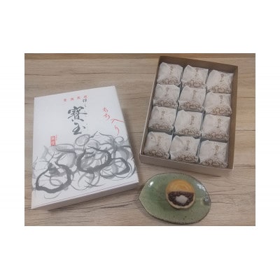 【全国菓子大博覧会「菓子博栄誉賞」受賞】 寳玉　もち入り最中12個入(クール便)[53940397]