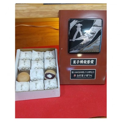 【全国菓子大博覧会「菓子博栄誉賞」受賞】 寳玉もち入り最中　12個入り　常温便[53940398]