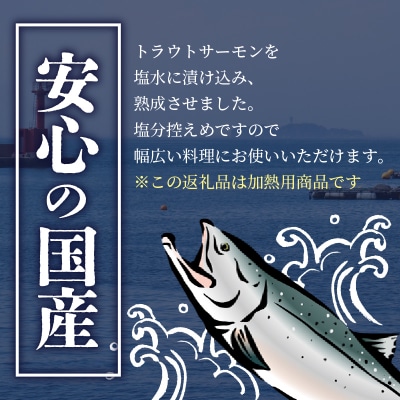  国産 骨なしサーモン 計2kg(1kg✕2P) 鮭 サーモン 愛南サン・フィッシュ