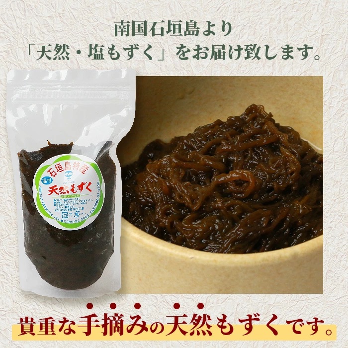 <先行受付>石垣島産天然もずく450g×10pc 計4.5kg 《2025年3月上旬～順次発送》