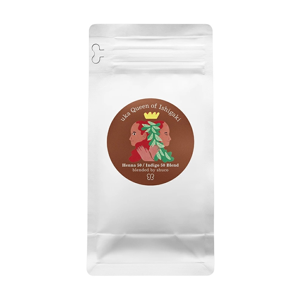 「石垣島産ヘナ・インディゴ使用」 uka Queen of Ishigaki Blend 