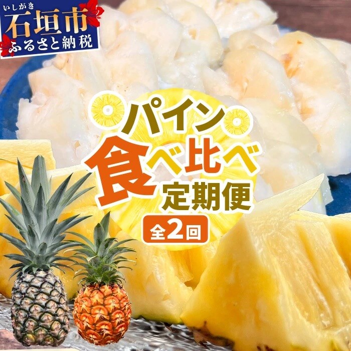 《2026年4月～7月順次》【先行受付】パイナップル好きにおすすめ!満足のパイナップル2品種定期便