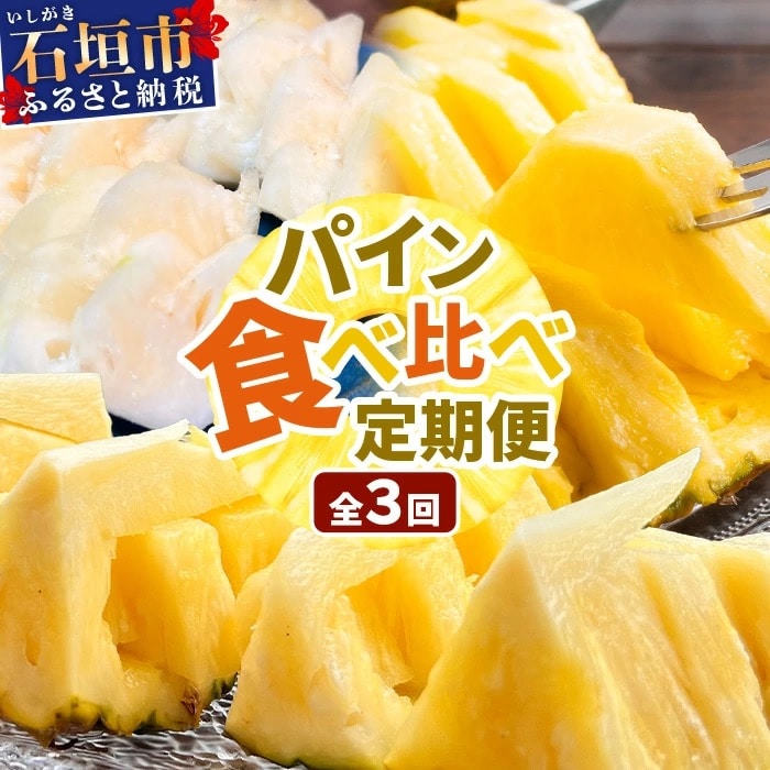 パイナップル好きにおすすめ!満足のパイナップル3品種定期便《2027年4月～7月順次発送》