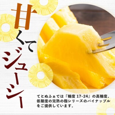 《2026年5月下旬～7月中旬発送》最高糖度18度!? 完熟の極 石垣島産ジュワリーパイン
