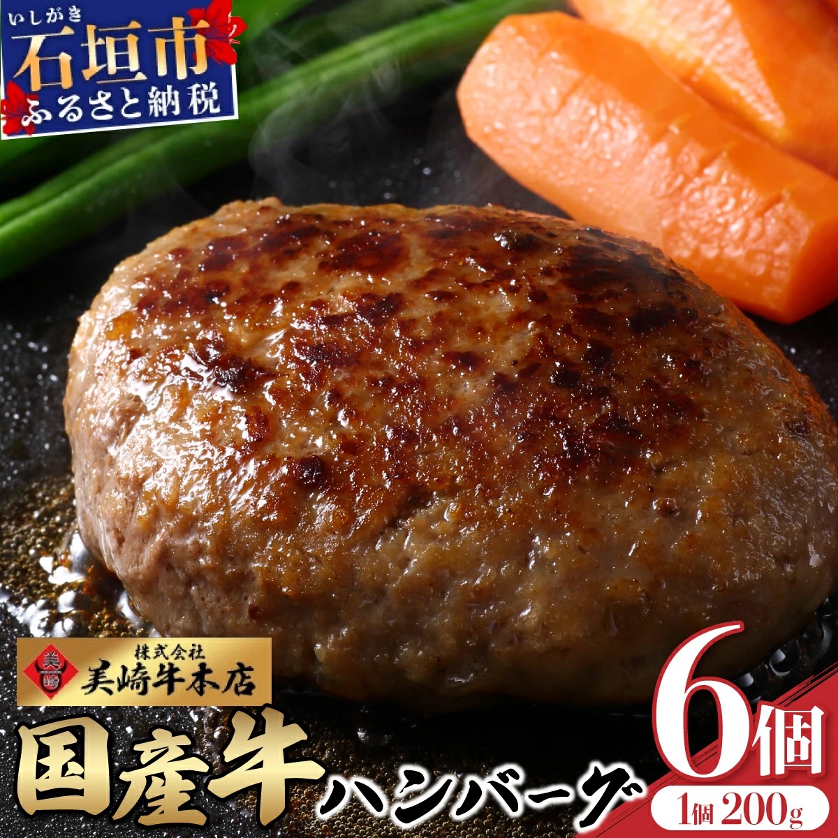 美崎牛ハンバーグ200g×6個