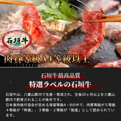 石垣牛すきしゃぶ800g+焼肉800g特盛セット(いしなぎ屋)