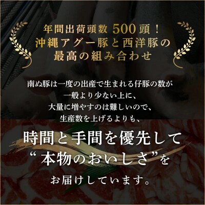 石垣島産 やえやまファームのアグ―豚(南ぬ豚)焼肉セット600g