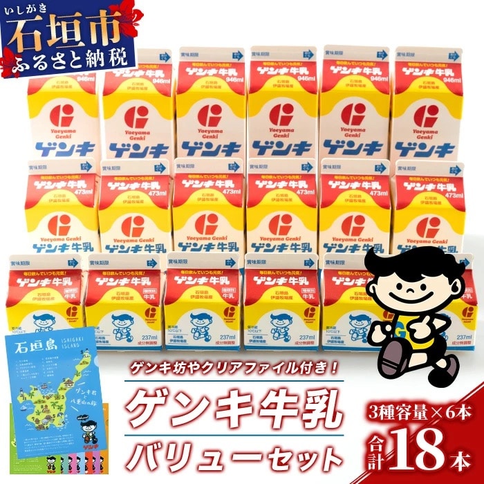 【ふるさと納税限定】ゲンキ牛乳バリューセット【八重山ゲンキ乳業】