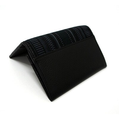 みんさー名刺入れ　ヤッサミ黒 AZ-18-1 