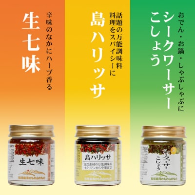 UY-2 石垣島海のもの山のものスパイス&オリジナル詰め合わせセットB