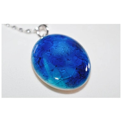 石垣焼 シルバーチェーンネックレス Y-14-1