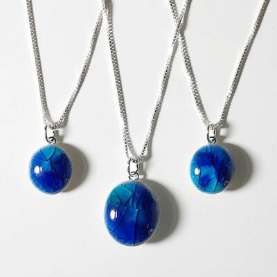 石垣焼 シルバースライドプチネックレス