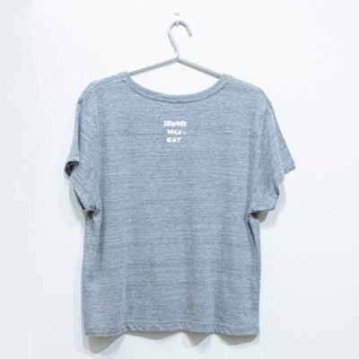 オリジナルTシャツ ヤマネコワイドTシャツ【グレー】【レディース】