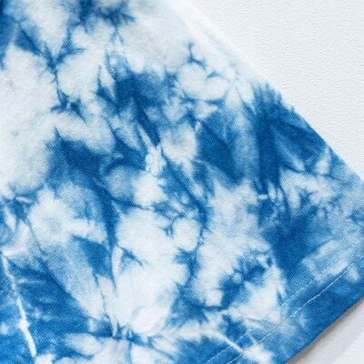 【石垣島の藍染工房】Tシャツ【カラー:マダラ】【サイズ:Lサイズ】