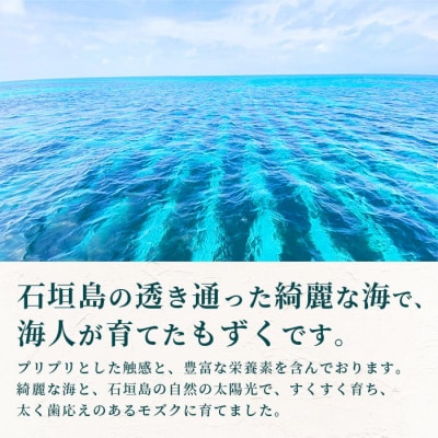 石垣島産 海人の味付け海雲(もずく) 1kg (250g×4) KS-1