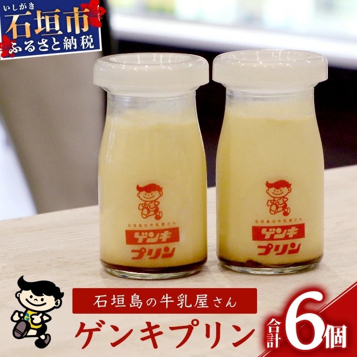 【島外不出のゲンキくん製品が返礼品に!!】ゲンキプリン 6個