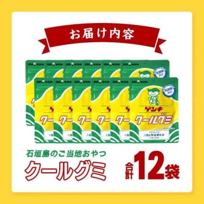 【島外不出のゲンキくんグッズが返礼品に!!】八重山ご当地キャラクターゲンキくん クールグミ 12袋