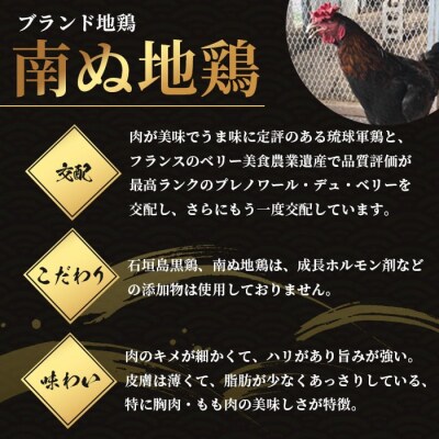 石垣島 南ぬ地鶏(海水付け) まるまる1匹分(1kg～1.5kg)